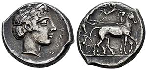 Sicily. Katane. Tetradracma. 461-413 a.C.. ... 