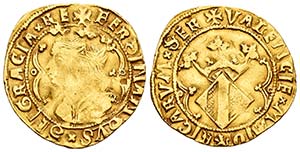 Ferdinand II (1479-1516). Doble ducado. ... 