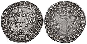 Charles I (1516-1556). 2 reales. Valencia. ... 