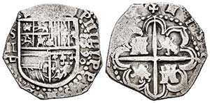 Philip II (1556-1598). 2 reales. 1590. ... 