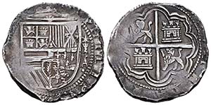 Philip II (1556-1598). 4 reales. Cuenca. A. ... 