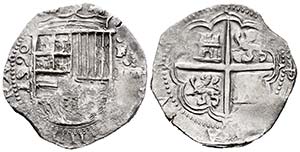 Philip II (1556-1598). 4 reales. 1590. ... 