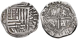 Philip II (1556-1598). 4 reales. 1591. ... 
