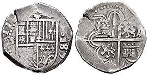 Philip II (1556-1598). 4 reales. 1589. ... 