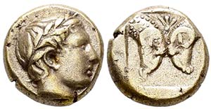 Lesbos. Mytilene. Hekte. 454-428 a.C. ... 