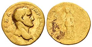 Galba. Áureo. 98-117 d.C. Roma. ... 