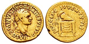 Domiciano. Áureo. 80 d.C. Roma. (Ric-51). ... 