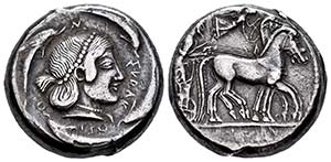 Sicilia. Siracusa. Tetradracma. 480 a.C. ... 