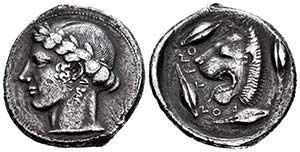 Sicilia. Leontinoi. Tetradracma. 440-430 ... 