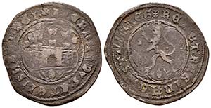 Fernando e Isabel (1474-1504). 4 maravedís. ... 