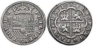 Felipe IV (1621-1665). 8 reales. 1635. ... 