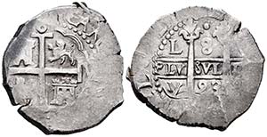 Carlos II (1665-1700). 8 reales. 1693. Lima. ... 