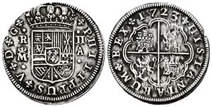 Felipe V (1700-1746). 2 reales. 1723. ... 