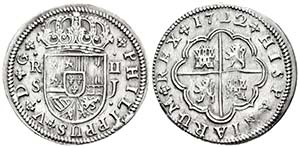 Felipe V (1700-1746). 2 reales. 1722. ... 