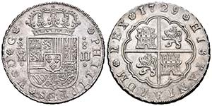 Felipe V (1700-1746). 8 reales. 1729. ... 