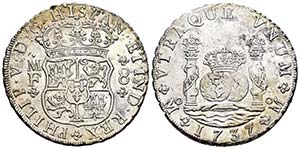 Felipe V (1700-1746). 8 reales. 1737. ... 