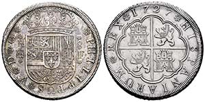 Felipe V (1700-1746). 8 reales. 1727. ... 