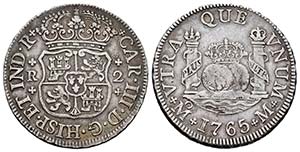 Carlos III (1759-1788). 2 reales. 1765. ... 