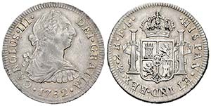 Carlos III (1759-1788). 2 reales. 1782. ... 
