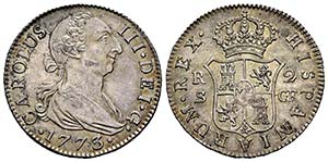 Carlos III (1759-1788). 2 reales. 1773. ... 