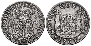 Carlos III (1759-1788). 4 reales. 1769. ... 
