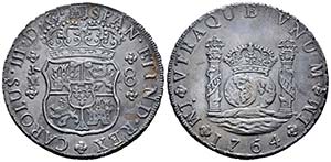 Carlos III (1759-1788). 8 reales. 1764. ... 