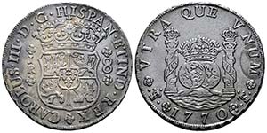 Carlos III (1759-1788). 8 reales. 1770. ... 