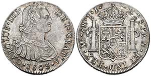 Carlos IV (1788-1808). 8 reales. 1803. Lima. ... 