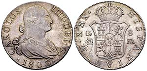 Carlos IV (1788-1808). 8 reales. 1803. ... 