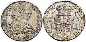 Carlos IV (1788-1808). 8 reales. 1789. ... 