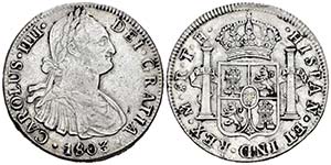 Carlos IV (1788-1808). 8 reales. 1803. ... 