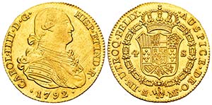 Carlos IV (1788-1808). 4 escudos. 1792. ... 