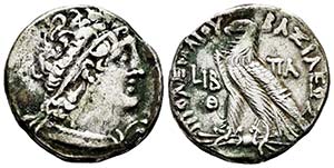 Egipto. Ptolomeo X. Tetradracma. 106-101 ... 