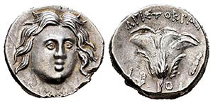 Caria. Rodas. Hemidracma. 205-190 a.C. ... 