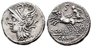 Coelia. C. Coelius Caldus. Denario. 104 a.C. ... 