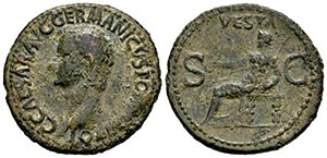 Calígula. As. 37-38 d.C. Roma. (Ric-38). ... 