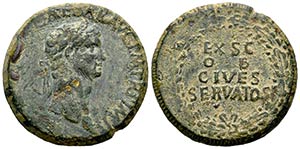 Claudio I. Sestercio. 41-42 d.C. Roma. ... 