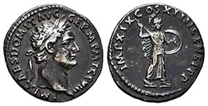 Domiciano. Denario. 88-89 d.C. Roma. ... 