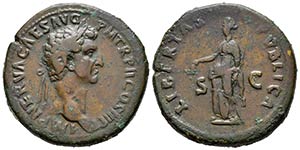 Nerva. Sestercio. 97 d.C. Roma. ... 