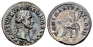 Trajano. Denario. 98 d.C. Roma. (Ric-21). ... 