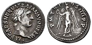 Trajano. Denario. 101-102 d.C. Roma. ... 