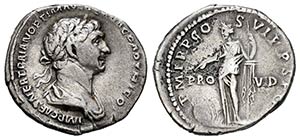 Trajano. Denario. 114-117 d.C. Roma. ... 