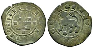 Fernando e Isabel (1474-1504). 2 maravedís. ... 