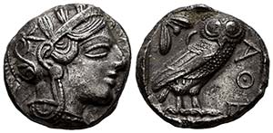 Attica. Athens. Tetradrachm. 440-404 a.C. ... 