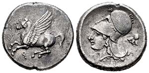 Corinthia. Corinth. Stater. 400-350 a.C. ... 