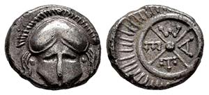 Thrace. Mesembria. Diobol. Siglo IV a.C. ... 
