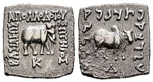Kings of Bactria. Apollodotos I Soter. ... 
