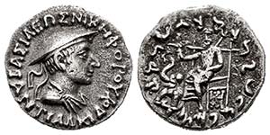 Kings of Bactria. Antialkidas Nikephoros. ... 