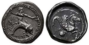 Calabria. Tarentum. Stater. 500-490 a.C. ... 