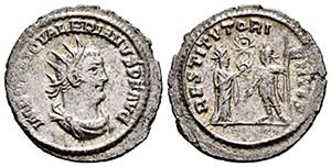 Valerian I. Antoninianus. 253 d.C. Samosata. ... 